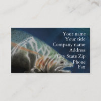 Steelhead Trout Business Card