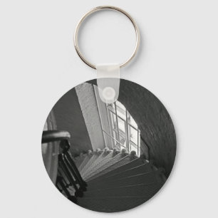 Steep Stairs Down Keychain