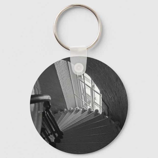 Steep Stairs Down Keychain (Front)