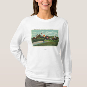 Steeple Chase Water Jump at Race Track T-Shirt
