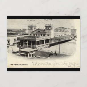 Steeplechase Pier Atlantic City Vintage 1904 Postcard