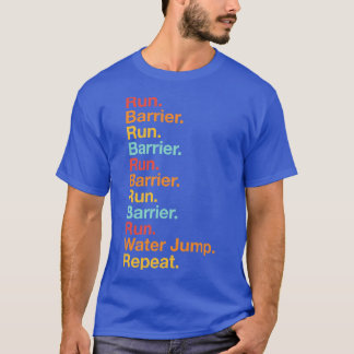 Steeplechase Run Track and Field 3000m Steeplechas T-Shirt