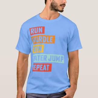Steeplechase Track and Field Running Track Coach T-Shirt