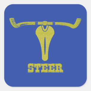 Steer (cycling) square sticker