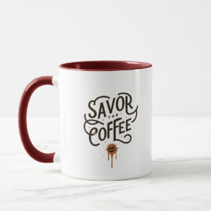 Steer et savourer le café Mug