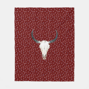 Steer & Stars Fleece Blanket