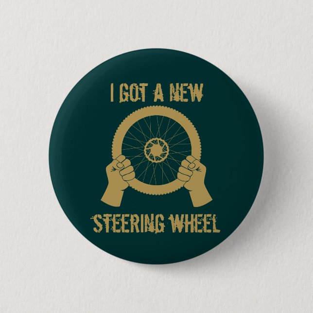 Steering wheel 2 inch round button (Front)