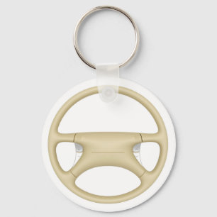 Steering wheel - front view keychain