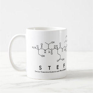 Stef peptide name mug