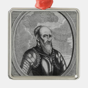 Stefan Czarniecki, Polish general Metal Ornament