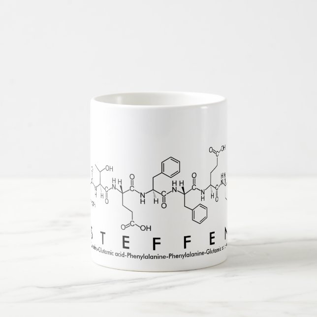 Steffen peptide name mug (Center)