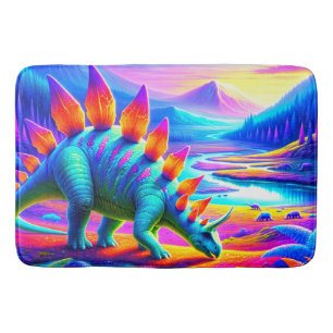 Stegosaurus  bath mat