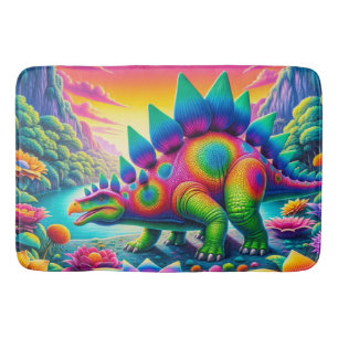 Stegosaurus  bath mat