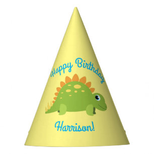 Stegosaurus Dinosaur Birthday Party Hat