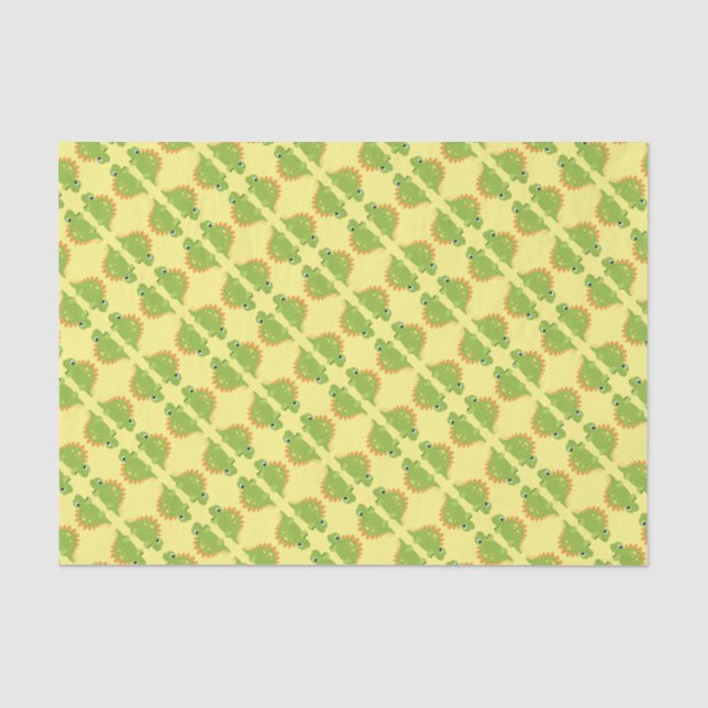 Stegosaurus Dinosaur Birthday Party Tissue Paper (Front)
