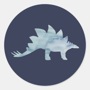 Stegosaurus Dinosaur Party Thank You Stickers