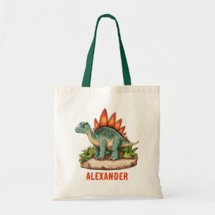 Stegosaurus Dinosaur Tote Bag