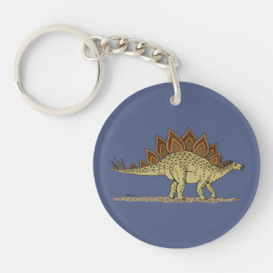 Stegosaurus Keychain
