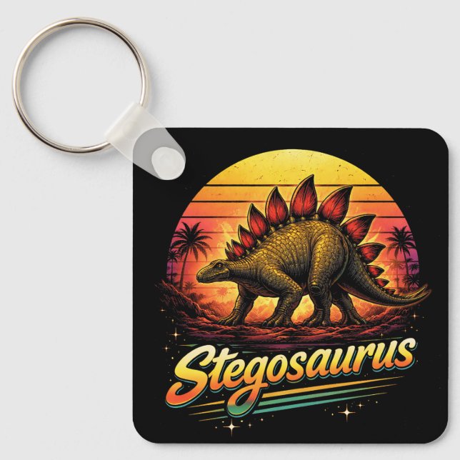 Stegosaurus Keychain (Front)