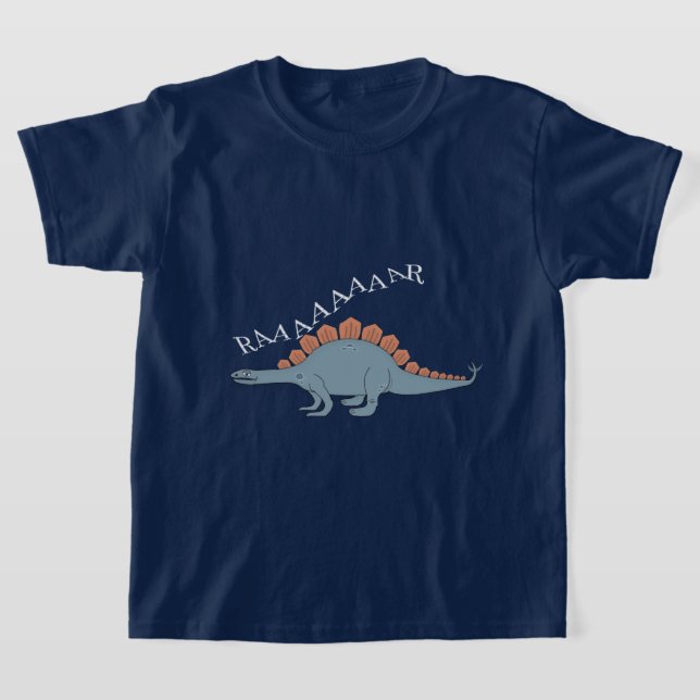 Stegosaurus - Kids' Basic T-Shirt (Laydown)