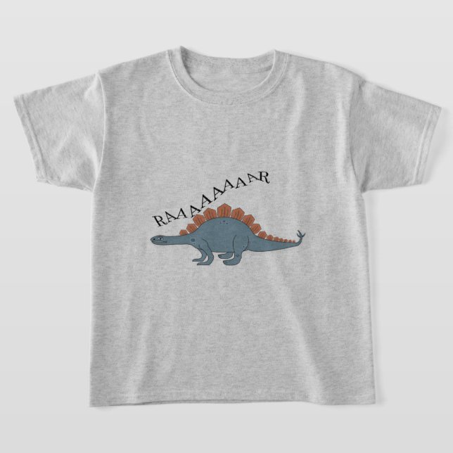 Stegosaurus - Kids' Basic T-Shirt (Laydown)