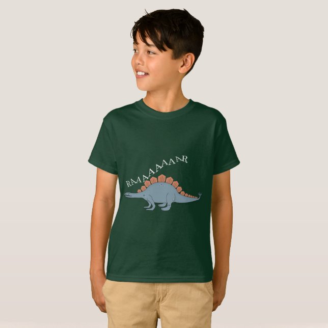 Stegosaurus - Kids' Basic T-Shirt (Front Full)