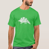 Stegosaurus Luck Four Leaf Clover St. Patrick's Da