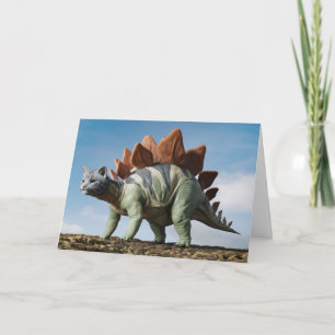 Stegosaurus Tabby Card