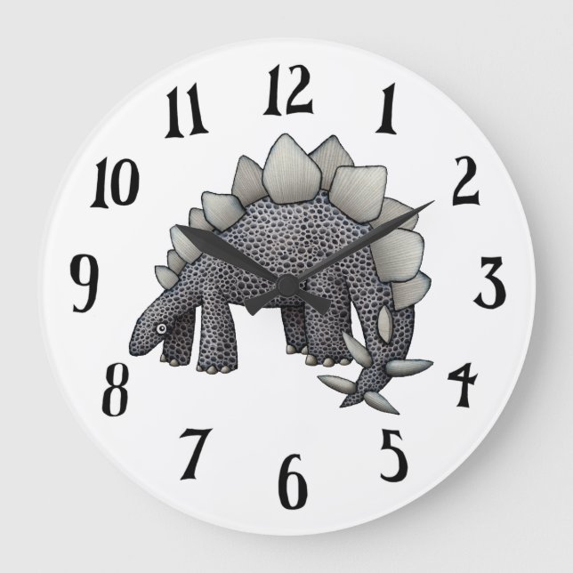 Stegosaurus Wall Clock (Front)