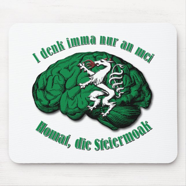 Steiermark Im Hirn Österreich  Mouse Pad (Front)