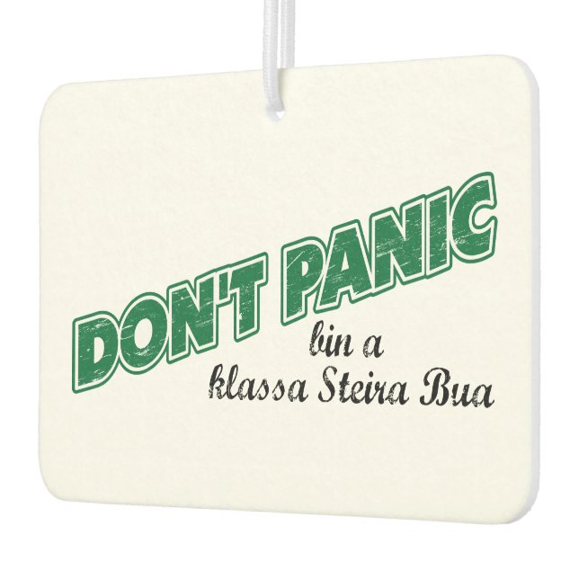 Steiermark Österreich dont panic bin a steira bua Air Freshener (Left)