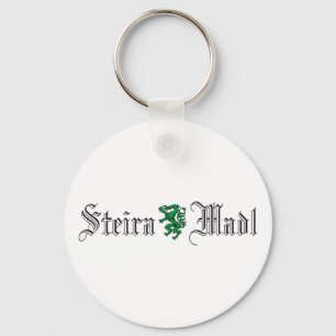 Steiermark Österreich Steiramadl Spruch Keychain