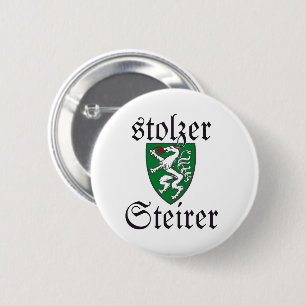 Steiermark Österreich Stolzer Steirer Wappen 2 Inch Round Button