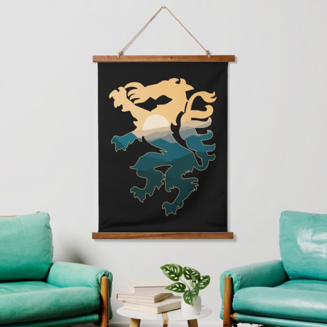 Steiermark Panther Sonnenaufgang Österreich  Hanging Tapestry (Living Room)