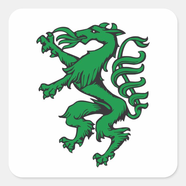 Steiermark Wappen Österreich Panther  Square Sticker (Front)