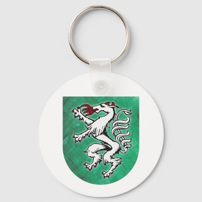 Steiermark Wappen Panther Aquarell Österreich Keychain (Front)