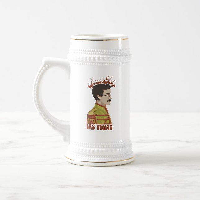 Stein, 22 oz beer stein (Left)