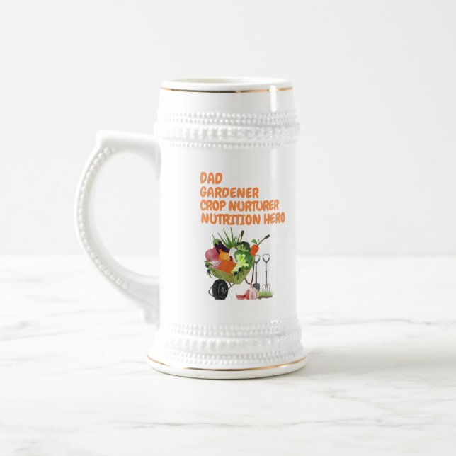 Stein mug for Dad Gardener (Left)