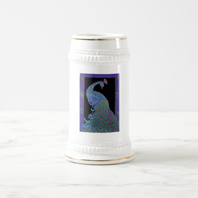 Stein -Mug -Proud Peacock (Center)