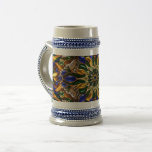 Stein Mug with Brazil Colours Design