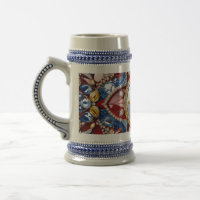 Stein Mug with Colombian Colours Design