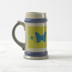 Stein Mug with Flag of Bady Bassitt, Brazil