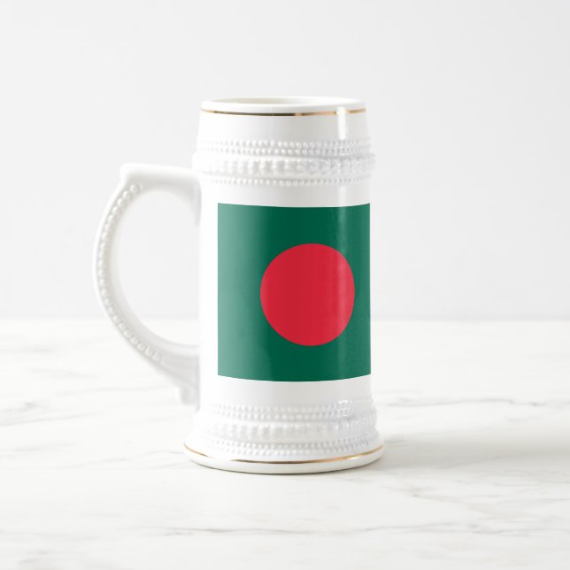 Stein Mug with Flag of Bangladesh (Left)