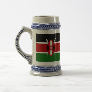 Stein Mug with Flag of Kenya