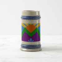 Stein Mug with Flag of Manitou Springs, Colorado