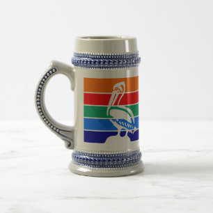 Stein Mug with Flag of St. Petersburg