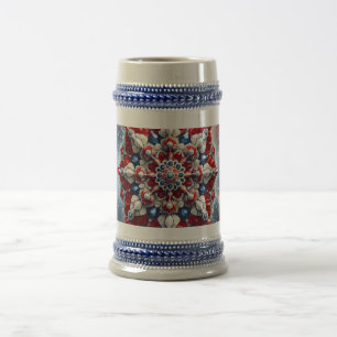 Stein Mug with Norwegian Colours Design