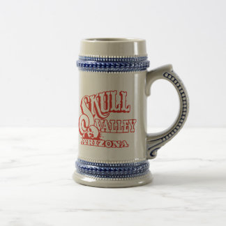 Stein w/ Skull Valley, Arizona Logo
