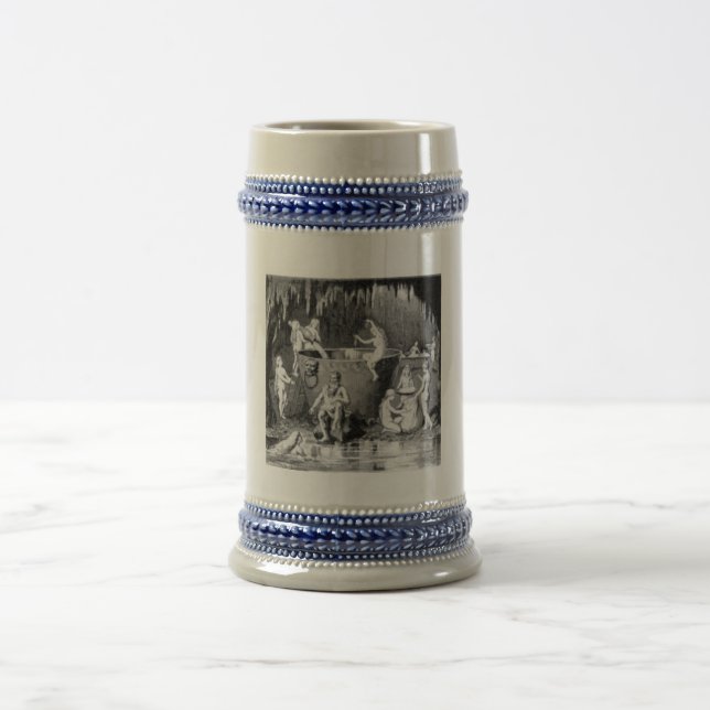 stein with print of aegir's hall (Center)