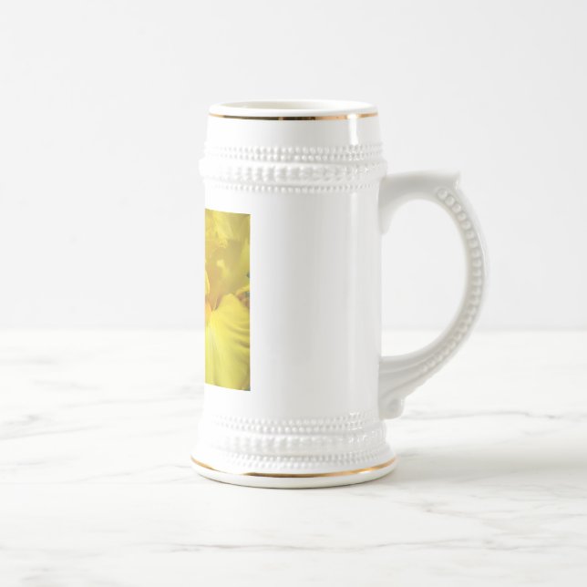 Stein Yellow Iris Flowers Summer Steins (Right)